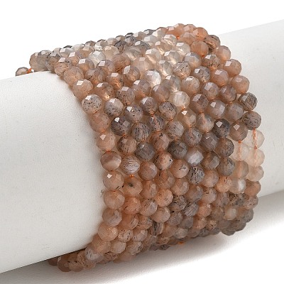 Gradient Natural Multi-Moonstone Beads Strands GG-CBA2E9C-A01-4mm-1