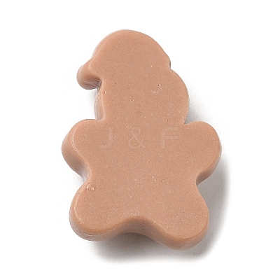 Christmas Theme Opaque Resin Cabochons LS-RESI-E043-01I-1