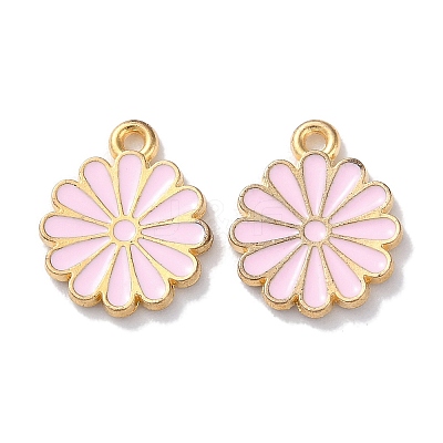 Alloy Enamel Pendants ENAM-O001-07H-G-1