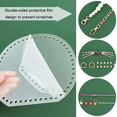 DIY Purse Making Kit DIY-WH0019-36-1