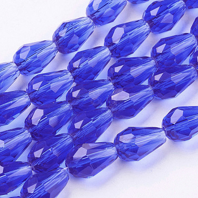 Glass Beads Strands X-GLAA-R024-11x8mm-3-1