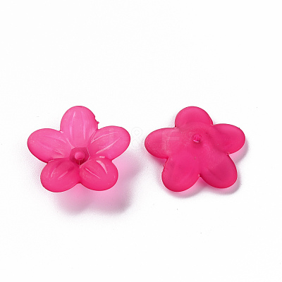 Frosted Acrylic Bead Caps MACR-S371-08A-706-1