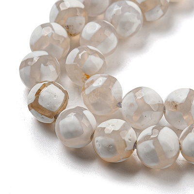 Tibetan Style dZi Beads Strands G-P526-D05-01-1