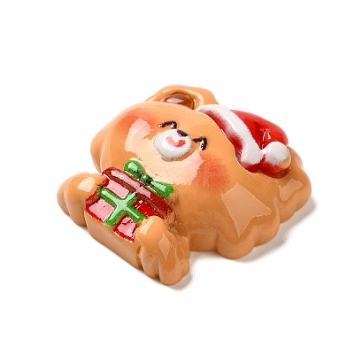 Christmas Series Cute Opaque Resin Decoden Cabochons RESI-B026-02D-1
