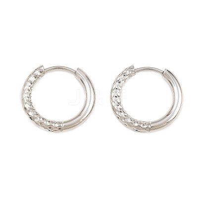 Brass Huggie Hoop Earrings KK-CBA8A92-04P-1
