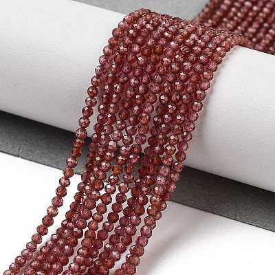 Natural Garnet Beads Strands G-B088-C11-02-1
