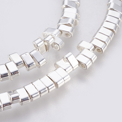 Electroplated Non-magnetic Synthetic Hematite Beads Strands X-G-E495-11B-03-1