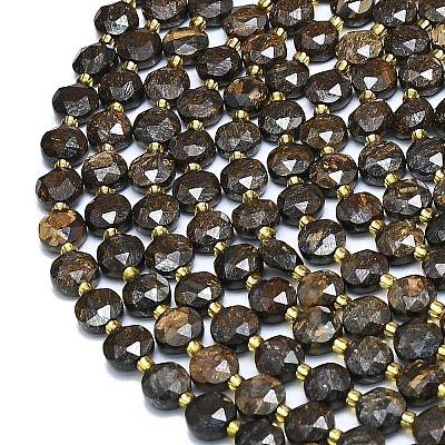 Natural Bronzite Beads Strands G-C116-A75-02-1