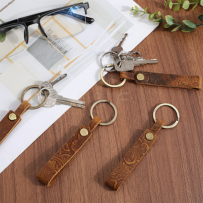 Leather Keychain KEYC-WH20002-05B-01-1