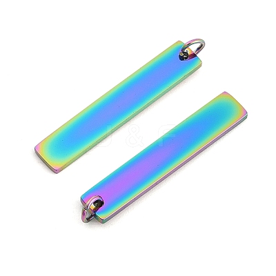 Ion Plating(IP) 304 Stainless Steel Pendants STAS-I311-14B-RC-1