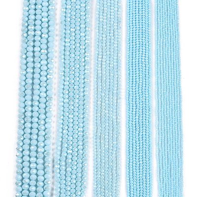 Electroplate Glass Beads Strands LS-EGLA-A044-P4mm-A06-1