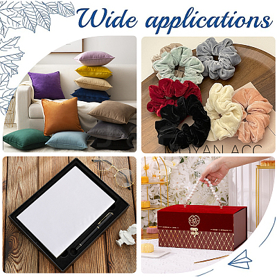 2M Velvet Book Covers DIY-WH0491-88A-04-1