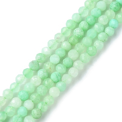 Natural Chrysoprase Beads Strands G-F748-X01-02A-1