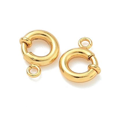 Brass Spring Ring Clasps KK-H532-24A-G-1