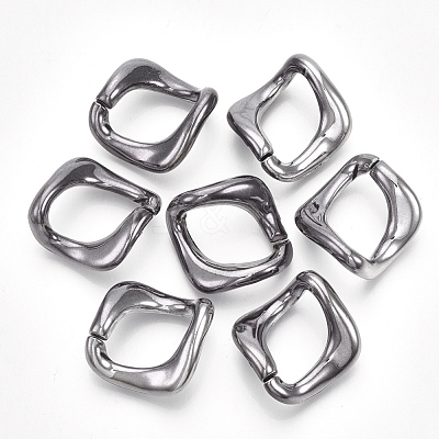 UV Plating ABS Plastic Linking Rings CCB-S162-01B-01-1
