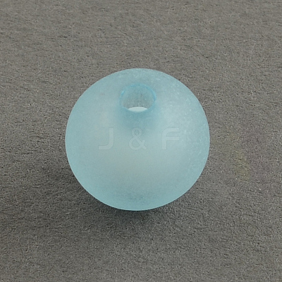 Frosted Acrylic Beads FACR-Q006-8mm-22-1
