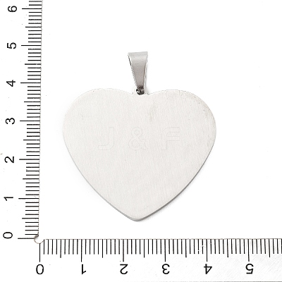 304 Stainless Steel Pendants STAS-F313-04P-1