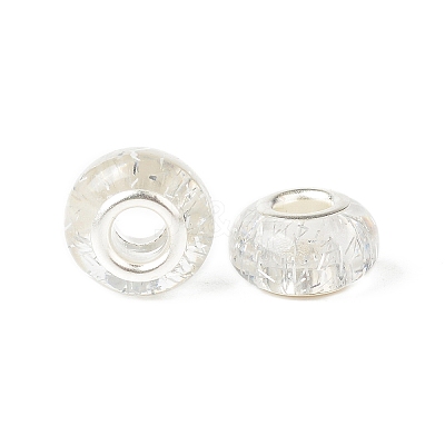 Rondelle Resin European Beads RPDL-A001-01-11-1