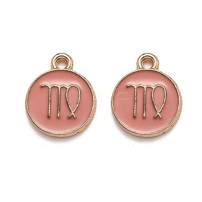 Alloy Enamel Pendants ENAM-S124-01B-11B-1