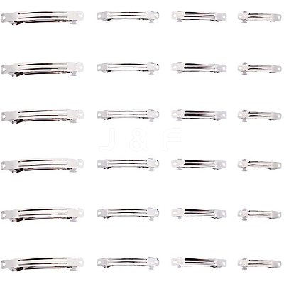 Iron Hair Barrette Findings DIY-PH0018-08-1