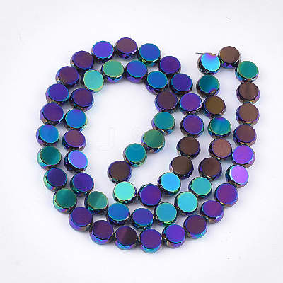 Electroplate Glass Beads Strands EGLA-S176-6B-E02-1