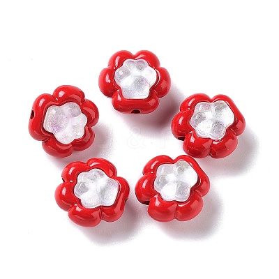 Spray Painted Alloy Bead PALLOY-H134-25-1