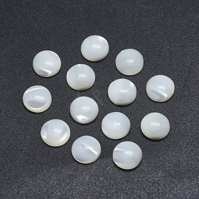 Shell Cabochons X-SSHEL-P015-61-8mm-1