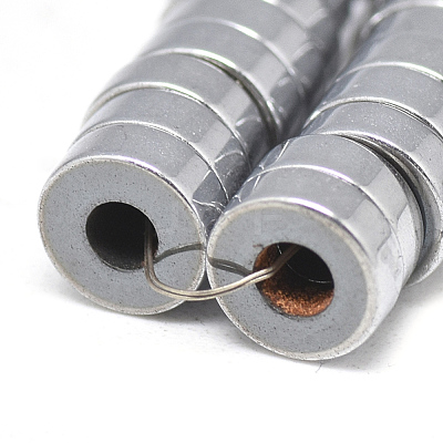Electroplate Non-magnetic Synthetic Hematite Beads Strands G-T061-10A-1