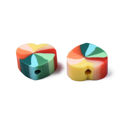 Handmade Polymer Clay Beads CLAY-N011-58-04-1