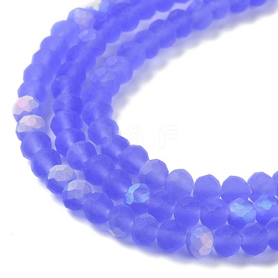 Transparent Glass Beads Strands X1-EGLA-A034-T4mm-MB14-1