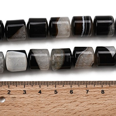 Natural Agate Beads Strands G-F820-P01-01J-1