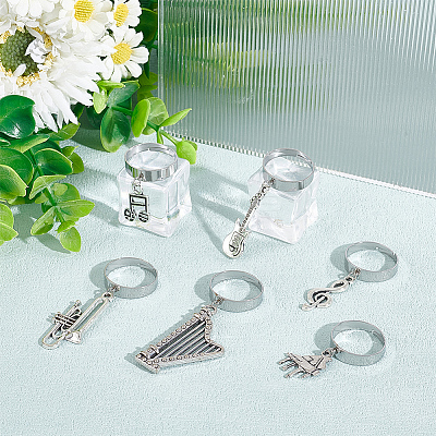 DIY Music Theme Ring Making Kit DIY-UN0004-85-1