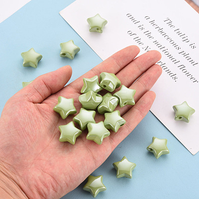 Opaque Acrylic Beads MACR-S372-02B-83-1