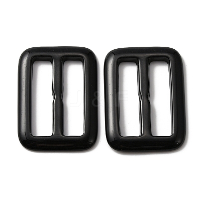 Rectangle Resin Buckle Clasps FIND-WH0129-33B-1