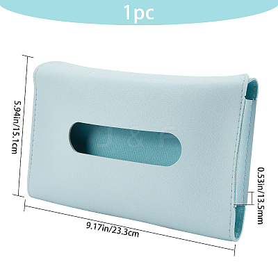 Imitation Leather Car Tissue Bag AJEW-GF0002-52B-1
