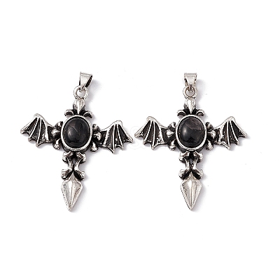 Natural Hypersthene Pendants KK-A173-05AS-06-1