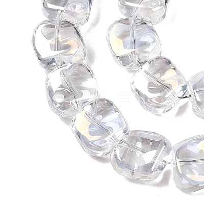 Electroplate Glass Beads Strands EGLA-N012-07A-1