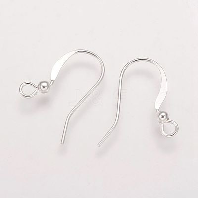 Brass French Earring Hooks KK-Q365-S-NF-1