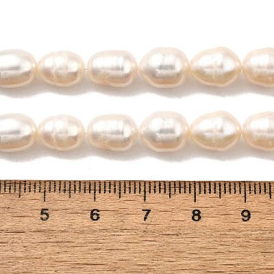 Natural Cultured Freshwater Pearl Beads Strands PEAR-I007-01F-04A-1