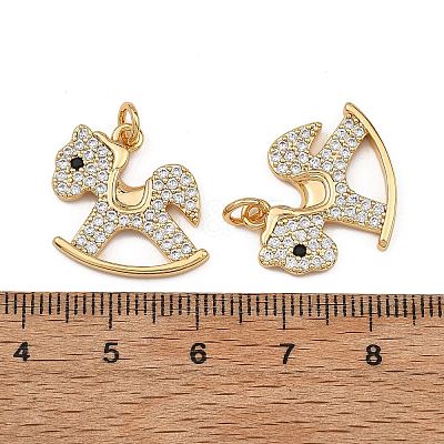 SHEGRACE Brass Micro Pave Black Cubic Zirconia Pendants XGRQ4S235-746G-1