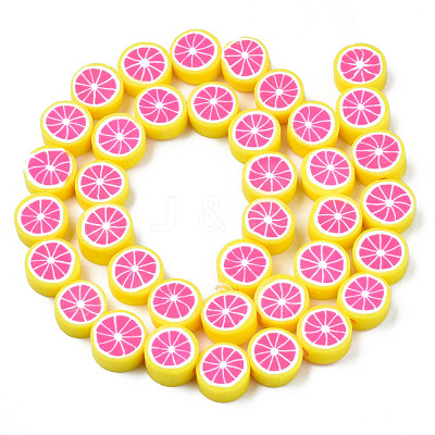 Handmade Polymer Clay Bead Strands CLAY-R069-01L-A03-1