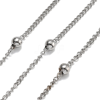 Tarnish Resistant 304 Stainless Steel Twisted Chains/Curb Chains CHS-H024-01P-B-1