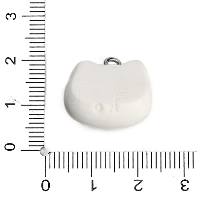 Printed Opaque Resin Pendants RE-CBA08CD-02D-1