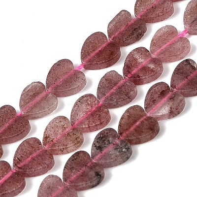 Natural Strawberry Quartz Beads Strands G-M403-A48-03-1