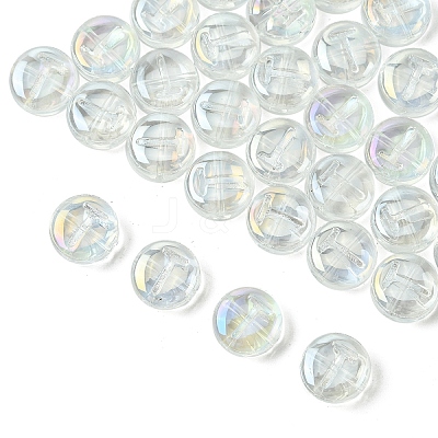 Electroplate Glass Beads EGLA-YW0005-01T-1