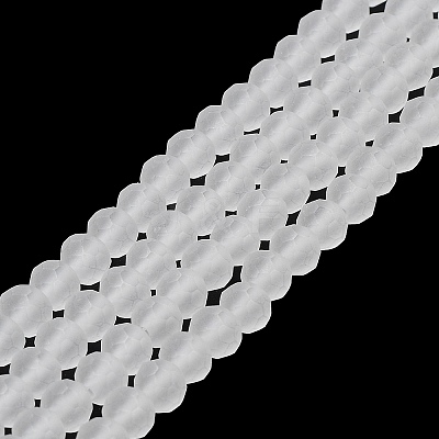 Transparent Glass Beads Strands EGLA-A034-T6mm-MD19-1