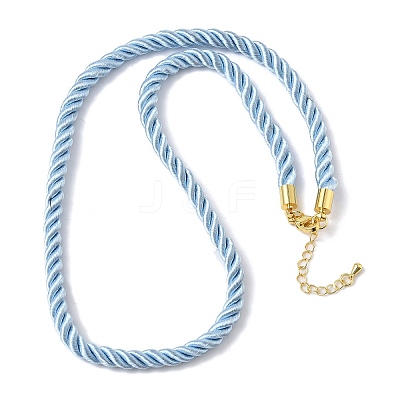 5MM Nylon Twisted Cord Necklace Making FIND-G096-01G-23-1