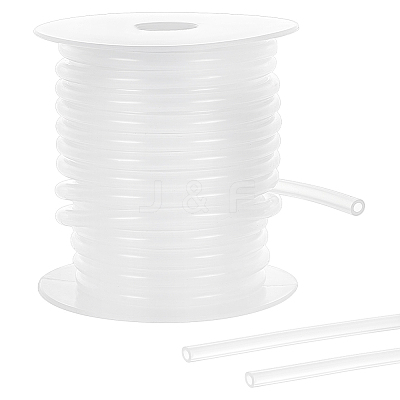 1 Roll Hollow Silicone Tube AJEW-BC0010-58C-1