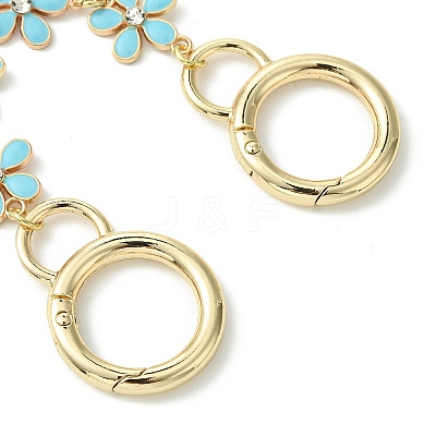 Zinc Alloy Spring Gate Rings Bag Extension Chains AJEW-BA00142-03-1