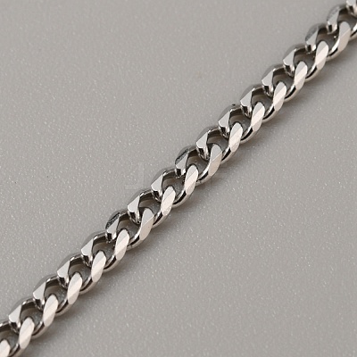 304 Stainless Steel Cuban Link Chains FIND-TAC0010-33-1